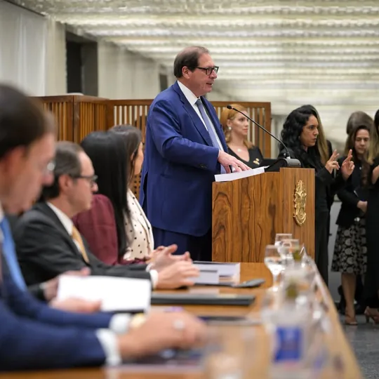 Palestra em evento da EBATS no Espaço Cultural do Superior Tribunal de Justiça
